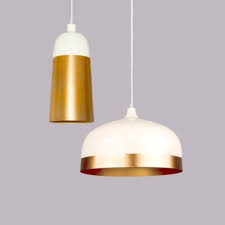 Pendant lighting trends feature lighting fixtures which perfectly fit into modern interior design and many of them have simple geometric shapes. Post Modern Cylinder Dome Pendant Lamp Metal 1 Bulb Gold Hanging Light For Dining Room Beautifulhalo Com
