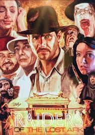 Archaeologist indiana jones goes in search of the ark of the covenant. Raiders Of The Lost Ark By Dave Woodcock Home Of The Alternative Movie Poster Amp