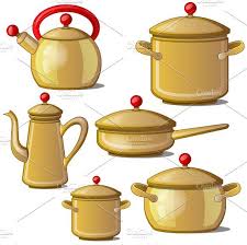 Set Of Kitchen Utensils Kitchen Utensils Illustration Kitchen Utensils Utensils