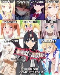Too Many Dere In Anime : rAnimemes