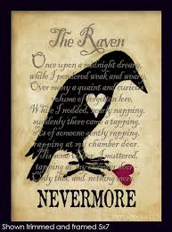 Edgar Allan Poe The Raven Halloween Art Goth Art Macabre Art Halloween Decor Nevermore Library Art Literature Print Poetry Art Halloween Macabre Decor Macabre Art Edgar Allan Poe