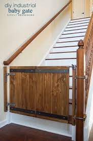 Industrial Diy Baby Gate Diy Baby Gate Barn Door Baby Gate Baby Gate For Stairs