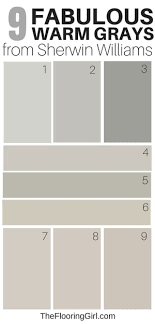 Cool deck paint colors it is a spray that is applied to the polymer cement overlays are available in light colors will help to reflect the heat. 9 Amazing Warm Gray Paint Shades From Sherwin Williams The Flooring Girl