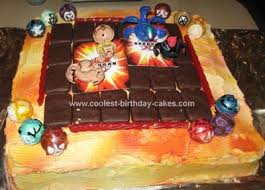 Coolest Bakugan Field Cake Cool Birthday Cakes Cake Birthday