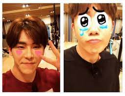 Kpop Idols Kpop Snow Snow Cam Kpop Snow App Kpop Idols Snow App Kpop Idols Face Filters Infinite Snow App Hoya 2016 Sunggyu 2016 Kpop Idol Kpop Idol