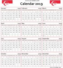2019 Singapore Calendar Printable Calendar Printables Calendar Calendar Pdf
