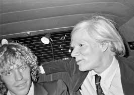 Andy Warhol with Christopher Makos, Bobby Houston, Scott Fritz and Jed  Johnson in 1977. • • • • • #andywarhol #warhol #christophermakos #1977  #scottfritz #jedjohnson #roberthouston #1970s #lgbtq #gaynyc #oldnyc  #warholphotography