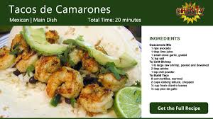 Maybe you would like to learn more about one of these? Tacos De Camarones A La Parrilla Grilled Shrimp Tacos