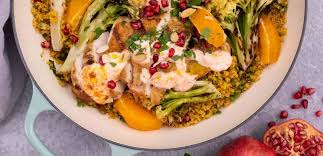 Meanwhile fry onion until cooked then add sun dried tomatoes, cumin and cinnamon. Bbq Moroccan Chicken Couscous Salad Diamond Meals