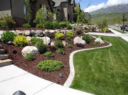 This idea is all about meshing different styles together to create something brand new. Rock Landscaping Ideas Garden Landscaping Decoration Ideas Front Garden Rock Option Utah Landscape Design With Planting Plants And Pe Landshaftnyj Dizajn Dizajn