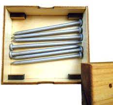 Can you figure out how to fit 6 nails on top of a small wooden stick? Nails Puzzle Balancing Act Balance 6 Nails On The Head Of 1