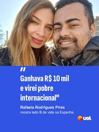 Rafaela Rodrigues Pires, de 26 anos, e o marido, Alex da Silva, de 33,  decidiram largar uma vida estável no Brasil e se mudar para a Espanha, em  2022. 🌍 Hoje, o