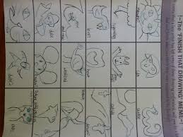 When i do a finished pencil drawing, i typically keep the drawing as clean as possible while drawing it. Finish That Drawing Meme By Finifugal247 On Deviantart