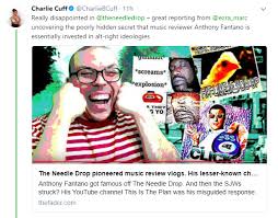Anthony fantano net worth 2021. Charlie Cuff Calls Anthony Fantano Racist This Is The Same Guy Who Has A Black Wife Voted Bernie And Who Roasted Of Pjw Album On Imgur