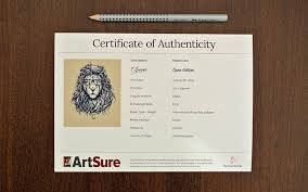 Certificate of authenticity a certificate of authenticity (coa) is a legally binding contract between an artist (or gallery) and the purchaser they are not required when printing an open edition (although many artists provide them), but they are required under california law when issuing a limited edition. Certificates Of Authenticity For Giclee Prints Fine Art Trade Guild Artsure Member