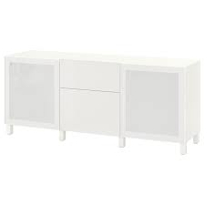 Ikea besta is a whole storage collection in various configurations that must be secured to the wall. Besta Aufbewahrung Mit Schubladen Weiss Selsviken Stubbarp Hochglanz Frostglas Weiss 180x42x74 Cm Hier Kaufen Ikea Deutschland