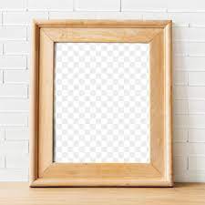 Download Premium Png Of Brown Wooden Frame Png Mockup By A Wall 2777116 Frame Wooden Frames Wooden