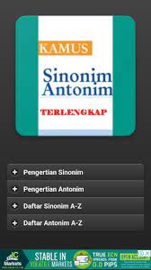 Contoh kalimat antonim, sinonim dan hiponim. Sinonim Dan Antonim Lengkap For Android Apk Download