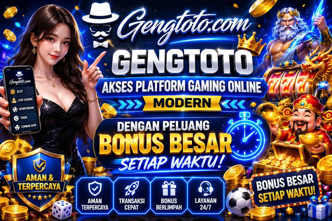 GENGTOTO, Akses Platform Gaming Online Modern dengan Peluang Bonus Besar Setiap Waktu