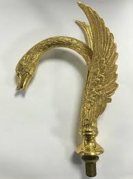 Rare Vintage Retro Solid Brass Engraved Swan Neck Wing Mixer Tap Spout Faucet Swan shape deck mounted bathroom basin sink vessel faucet mixer waterfall tap.