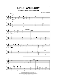 Best of peanuts theme linus and lucy score in pdf & video performance Linus And Lucy Sheet Music Learn Piano Blues Piano