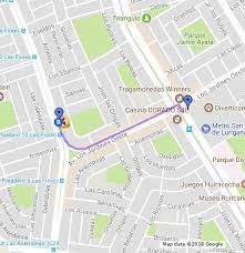 Un mapa en donde se pueden ver ciudades de todo. Mi Ubicacion Google My Maps