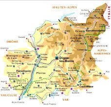 Le décret impérial du 24 octobre 1860 établit la division du département en arrondissements, cantons et communes 1. Carte Departement Alpes De Haute Provence Departement Alpes De Haute Provence Et Codes Postaux Alpes De Haute Provence