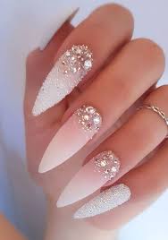 The Most Stunning Wedding Nail Art Designs For A Real Wow Wedding Nail Art Design Wedding Nails Nail Art Wedding