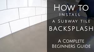 Learn all my tips and tricks on how to install subway kitchen tile and enjoy a beautiful backsplash every time you enter your kitchen! How To Install A Subway Tile Backsplash Youtube