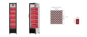 A small fridge for beverages. Narrow Drinks Fridge With Glass Door For Display Procool