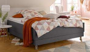 Places of style boxspringbett antonia bestellen bett ideen. Breckle Polsterbett Ohne Kopfteil Problemloser Fur Dachschragen Und Niedrige Fensterhohen Online Kaufen Otto