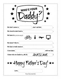Diy Printable Father S Day Worksheet Who S Your Daddy Diy Printables Father S Day Printable Daddy