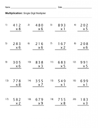 Fourth grade math worksheets, including multiplication and division worksheets, graph paper, multiplication charts these addition worksheets are free for personal or classroom use. 4th Grade Multiplication Worksheets Best Coloring Pages For Kids Printable Multiplication Worksheets 4th Grade Math Worksheets Multiplication Practice