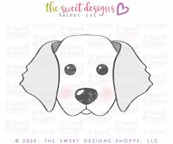 golden retriever dog face cutter dogs golden retriever dog face dog crafts