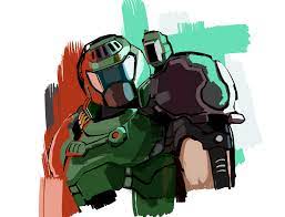 Doom Eternal Fan Art Doom Slayer Meme Cartoon Sketches