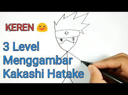 Cara menggambar anime kakashi tua. 3 Level Menggambar Kakashi 3 Ways How To Draw Kakashi Youtube