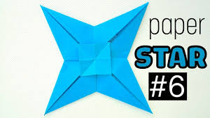 How To Make A Paper 4 Points Star Awesome Origami Star 6 Paper Stars 4 Point Star Origami Stars