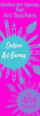 Online Art Games For Art Teacher These Online Art Games Make Wonderful Extension Activities On Art Games For Kids Art Education Elementary Online Art Lessons