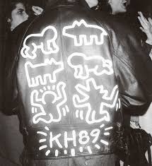 Pin By Erika Layne Photography On Haring Wedding Keith Haring Painting Leather Art Music