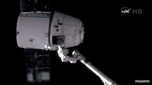Crew dragon returns safely from the international space station dragon is seen against the earth's atmosphere Crew Dragon Shes Going To Cry Cape Canaveral Gif Find On Gifer