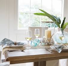 This coastal inspired runner, venice beach, creates a serene ocean sanctuary. Coastal Beach Theme Table Runners Coastal Decor Ideas Interior Design Diy Shopping