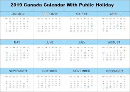 2019 Canada Calendar With Public Holidays Canadacalendar 2019canadacalendar 2019calendar Holiday Calendar Calendar Template Holiday Calendar Printable