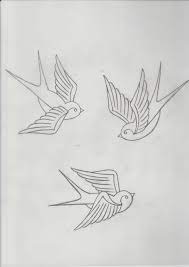 How To Draw A Group Of Swallows In A Retro Tattoo Style - Envato Tuts+  Design & Illustration Tutorial | Retro Tattoos, Swallow Tattoo Design,  Sleeve Tattoos