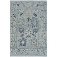 116,000+ vectors, stock photos & psd files. Contemporary Oushak Rug With Floral Patterns In White And Gray On Blue Field For Sale At 1stdibs