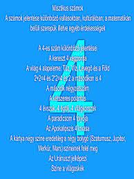 A 4 Es Szam Kulonbozo Jelentesei Misztikus Szamok A Szamok Jelentese Kulonbozo Vallasokban Kulturakban A Matematikan Beluli Szerepuk Illetve Egyeb Erd Geometry