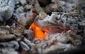 22 black steel deep fire bowl Fireplace Ash Dump Service Full Service Chimney