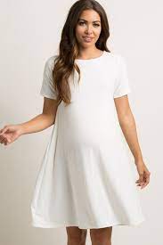 White Maternity Dress For Baby Shower Flowy Maternity Dress Maternity Dresses For Baby Shower Casual Maternity Dress