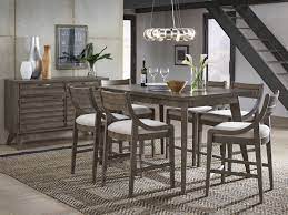 A modern refresh on the classic design, these birdt back chairs add some antique vibes to your dining table. Legacy Classic Furniture Greystone Dining Room Set Lc9740920set1