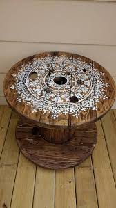 Diy Cable Spool Table For Ummmm Wherever In 2020 Diy Cable Spool Table Cable Spool Tables Cable Spool