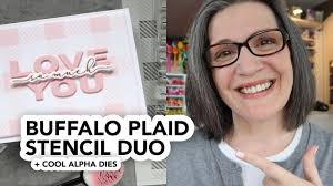 Create a custom Buffalo plaid! Fun new products from Waffle Flower Crafts. 